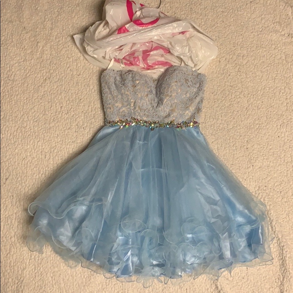 short strapless dress